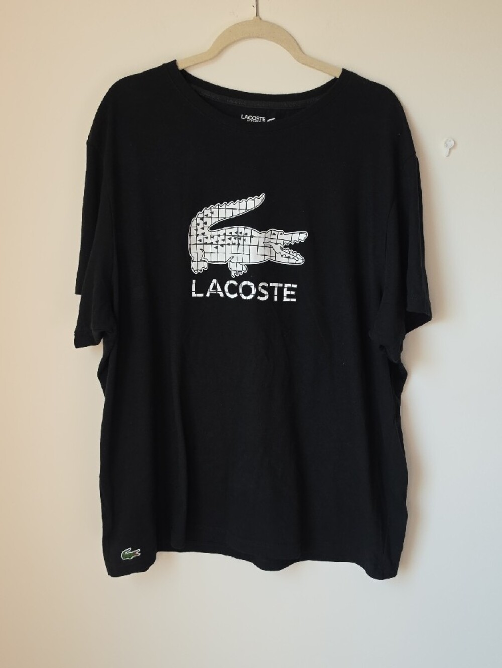 Men's Lacoste Sport Graphic Logo Crew Neck T-Shirt